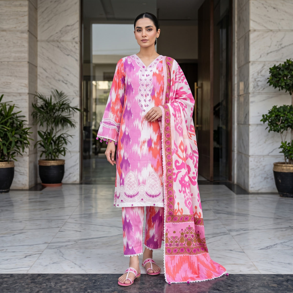 Shah Jahan By Sapphire Premium Stitched Viscose 3pc