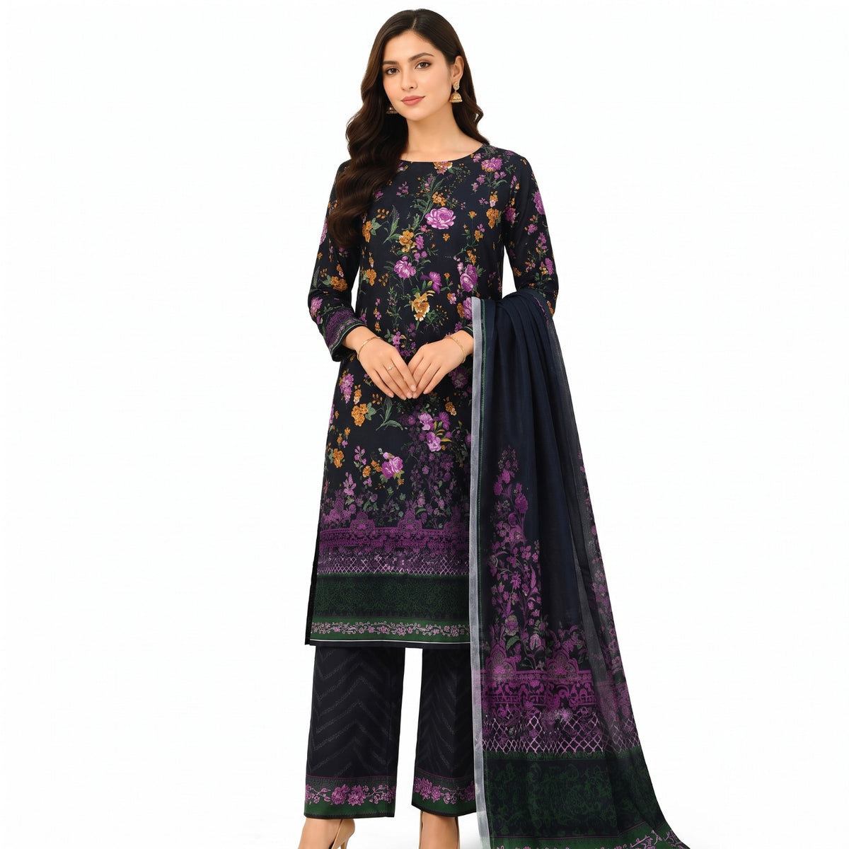 Bonanza Satrangi Digital Printed Khaddar 3PC