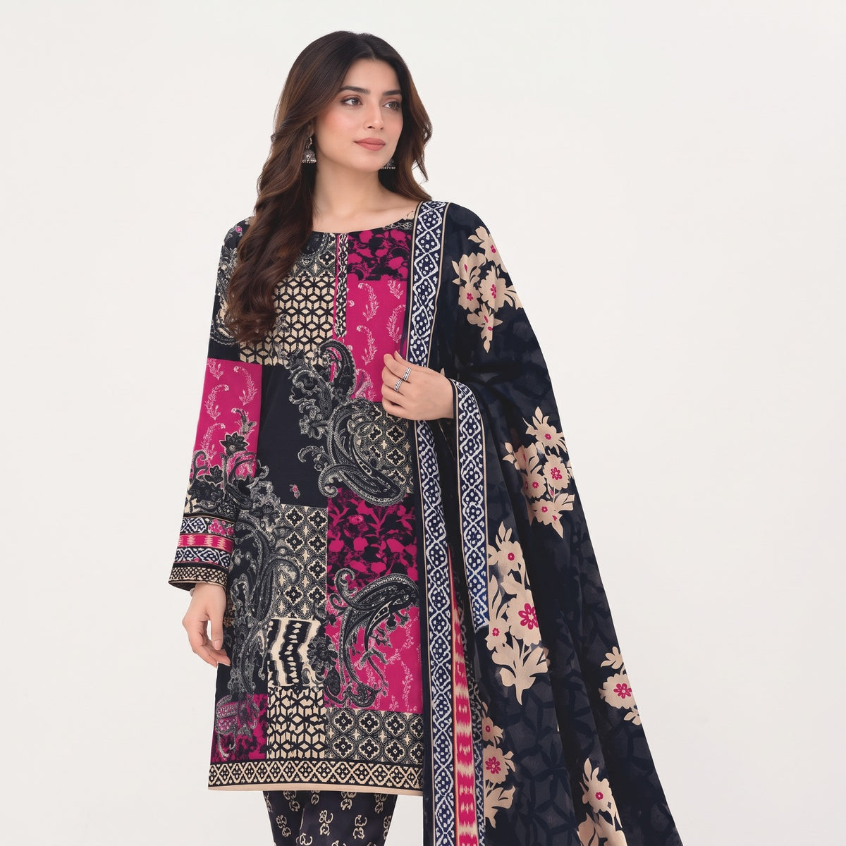Bonanza Satrangi Digital Printed Khaddar 3PC