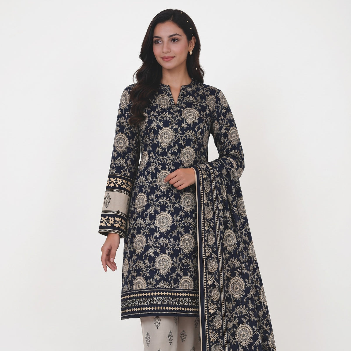 Bonanza Satrangi Digital Printed Khaddar 3PC