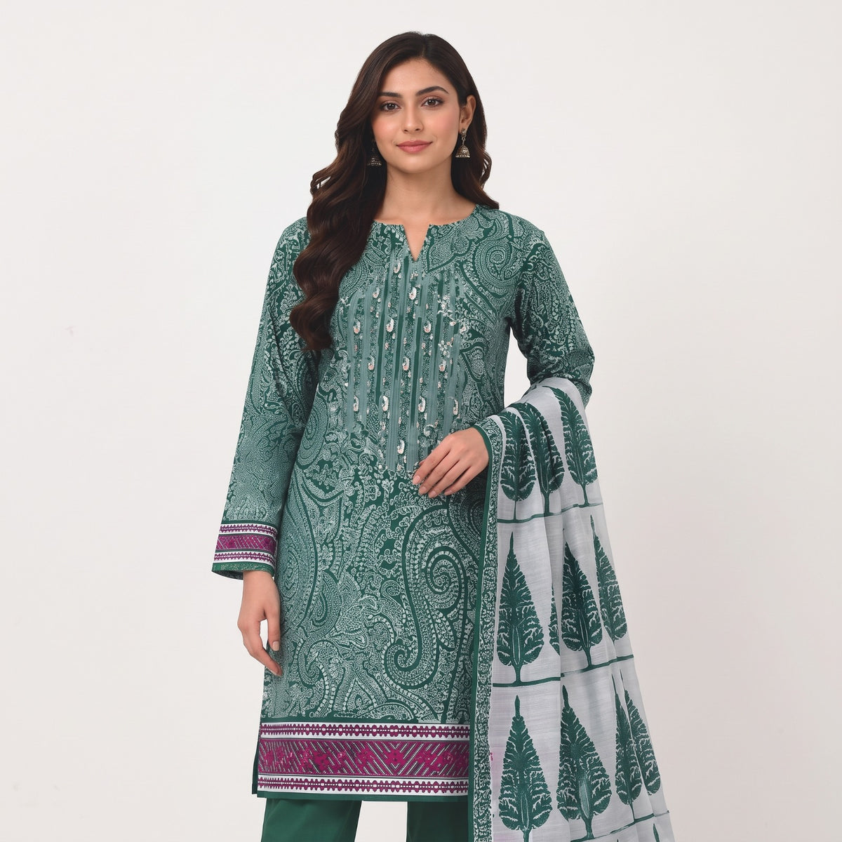 Bonanza Satrangi Digital Printed Khaddar 3PC