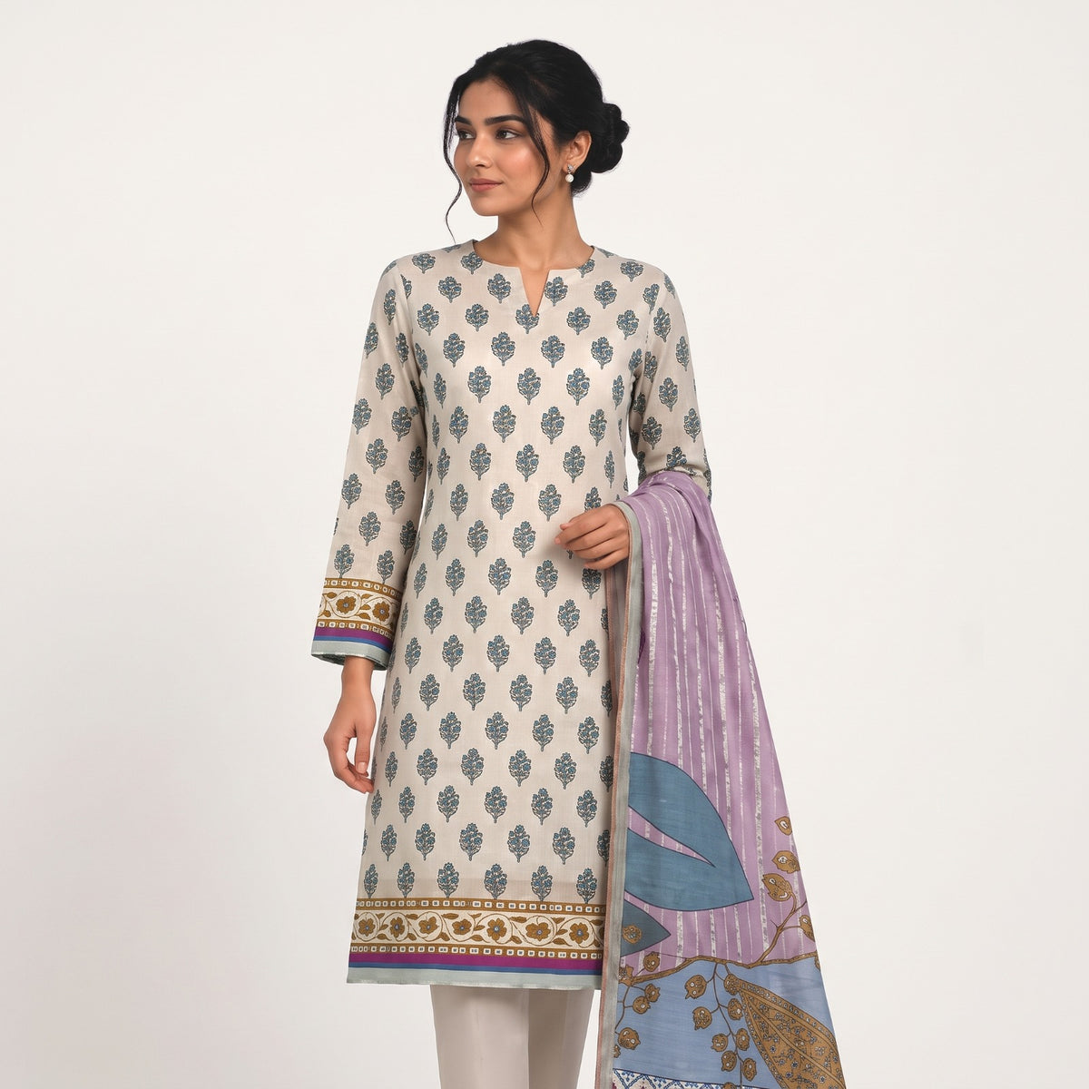 Bonanza Satrangi Digital Printed Khaddar 3PC