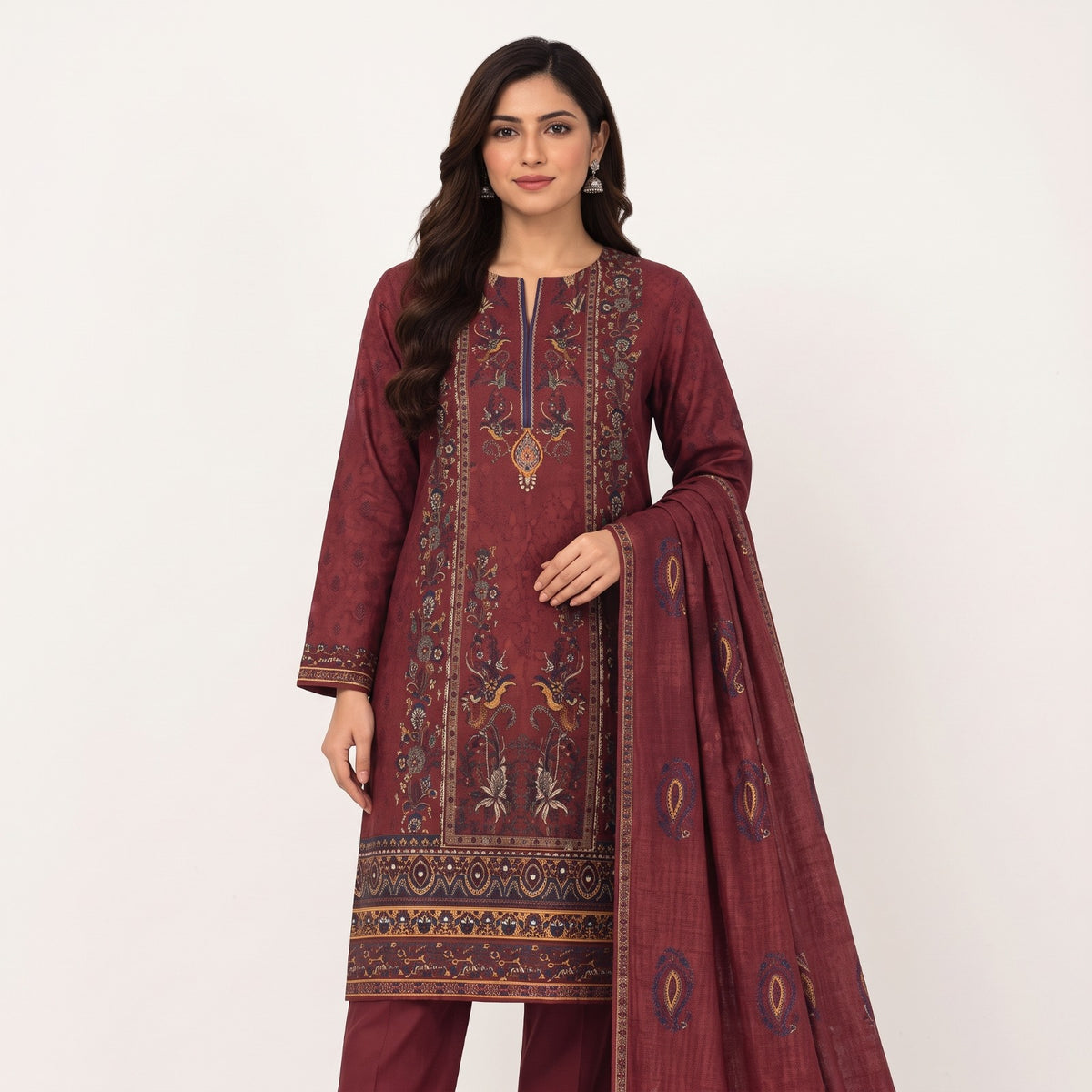Bonanza Satrangi Digital Printed Khaddar 3PC