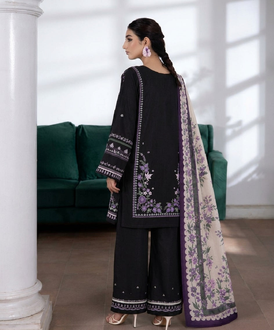 Aenna By Shanaya Digital Printed Corduroy Khaddar 3PC