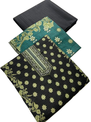 Narkins 3-Pcs Digital Printed Khaddar