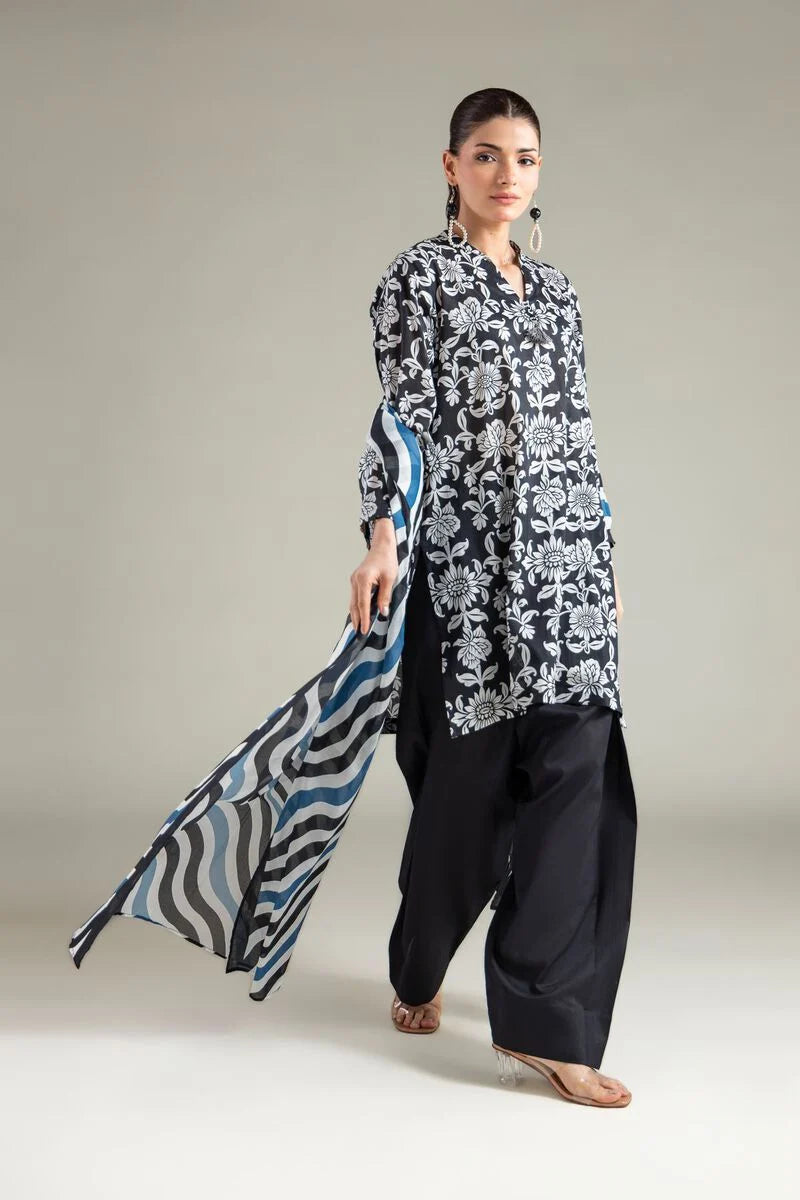 Khaadi Digital Printed Lawn 3PC