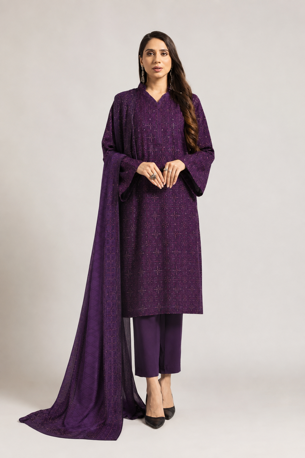 Bareeza Printed Tarkashi Lawn 3PC