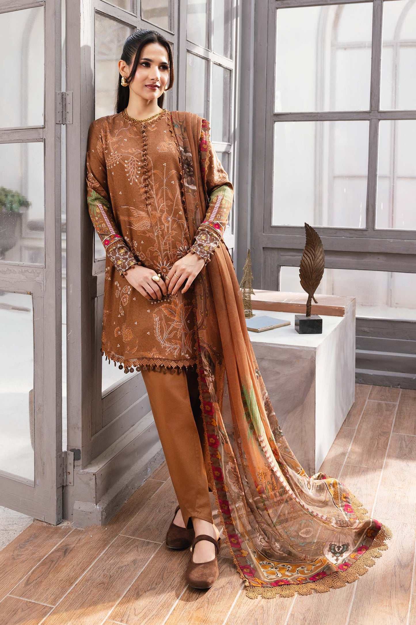 M/Basics By Maria B Digital Printed Lawn 3PC