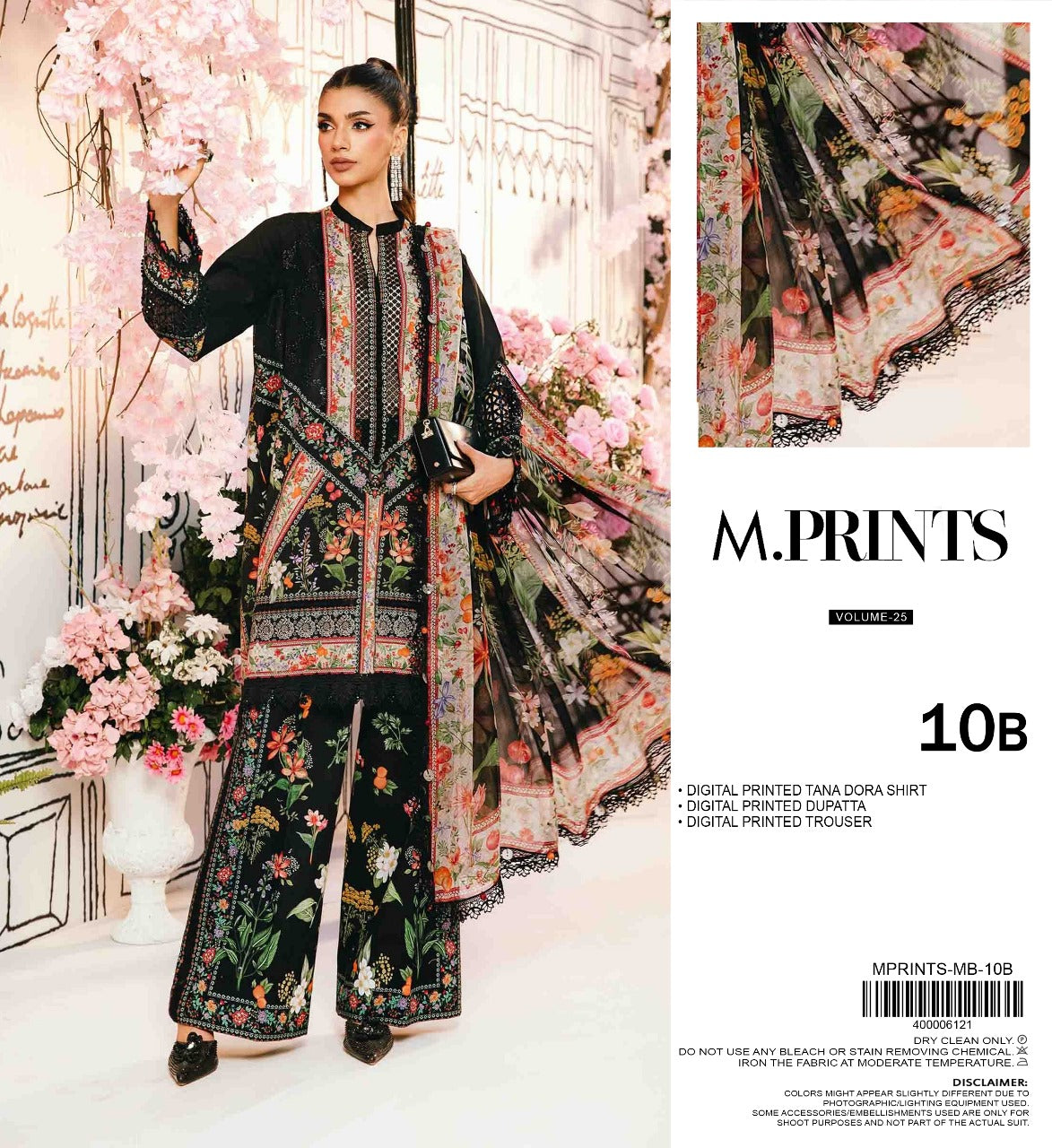 M Prints By Maria B Printed Tana Dora Lawn 3-PC