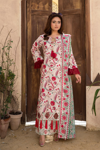 Abrish digital Printed Lawn 3-PC