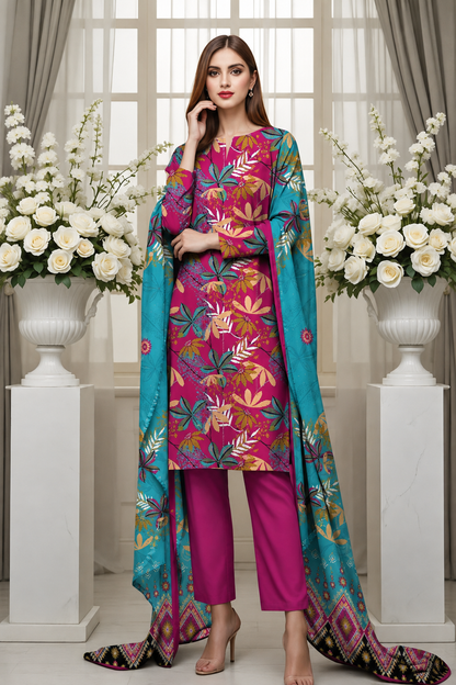 Baroque Digital Printed Lawn 3PC