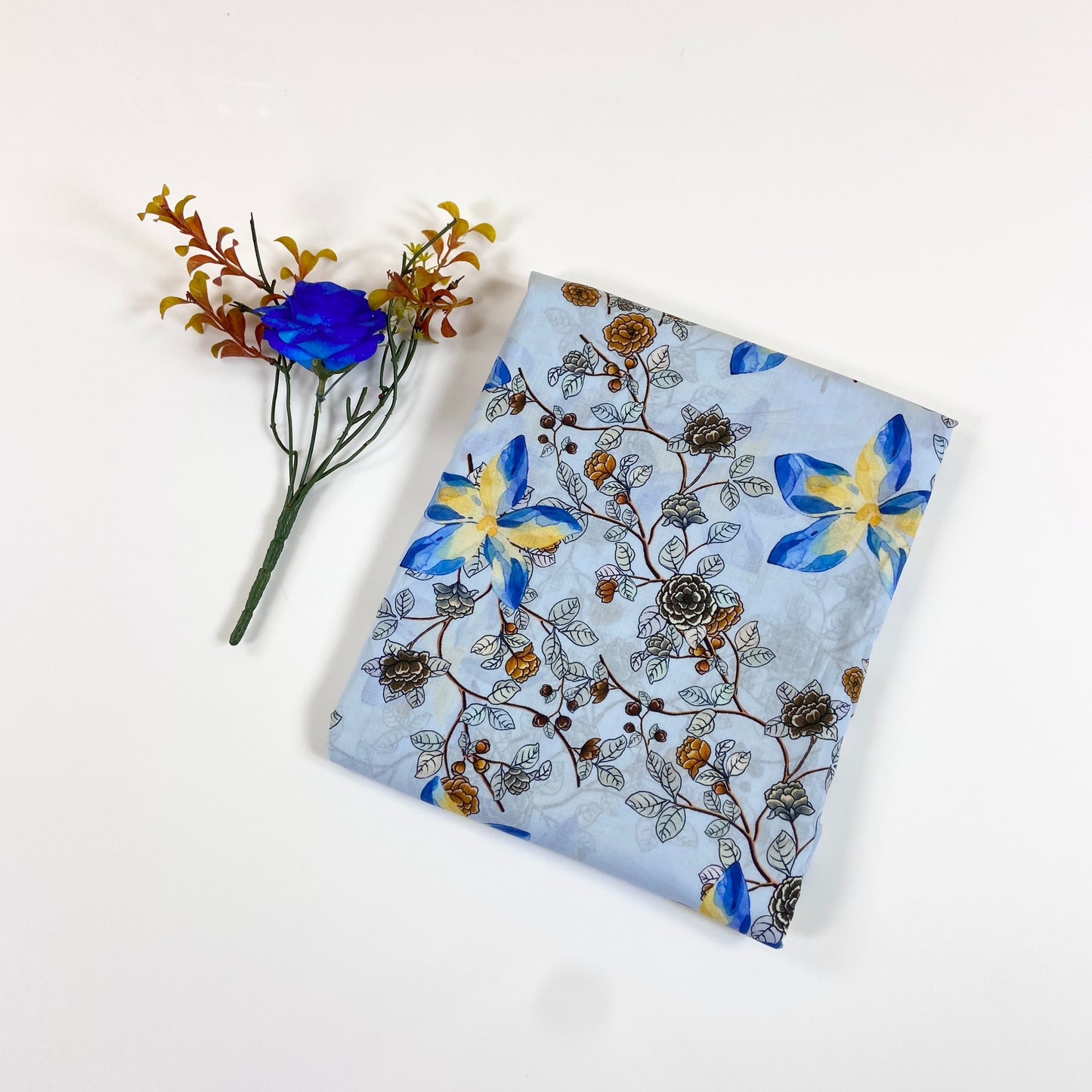 Cross Stitch Digital Printed All Over Two Piece Lawn 2PC
