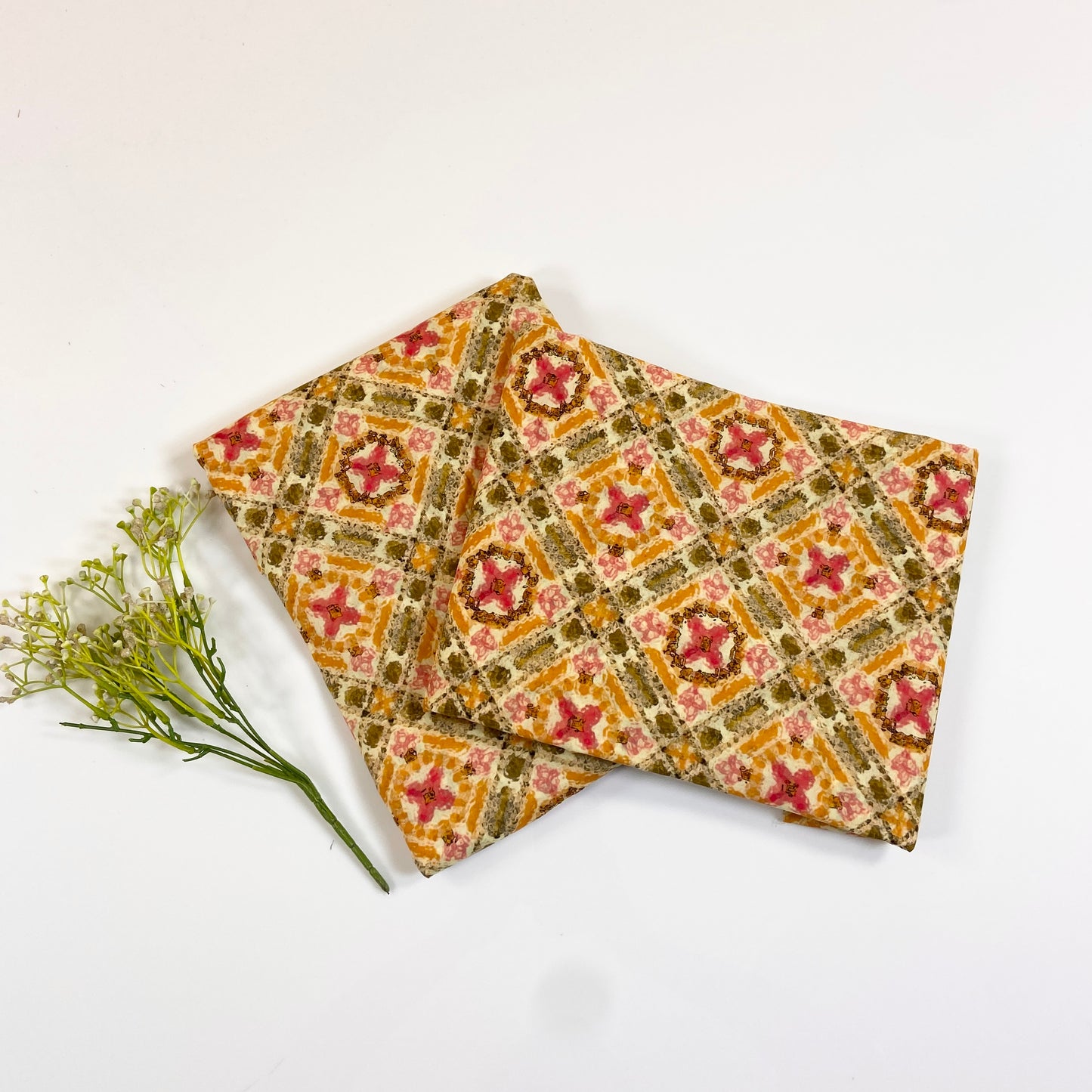 Cross Stitch Digital Printed All Over Two Piece Lawn 2PC