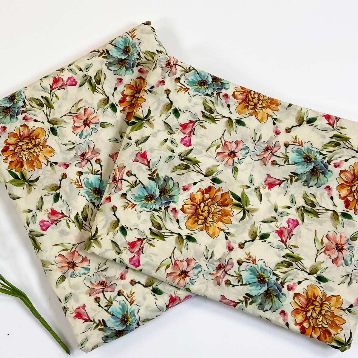 Cross Stitch Digital Printed All Over Two Piece Lawn 2PC