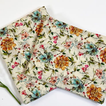 Cross Stitch Digital Printed All Over Two Piece Lawn 2PC