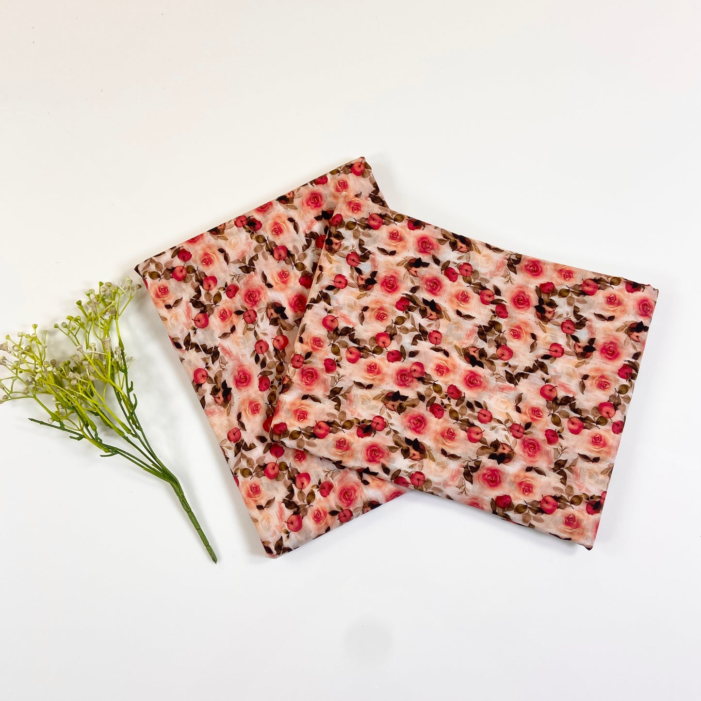 Cross Stitch Digital Printed All Over Two Piece Lawn 2PC