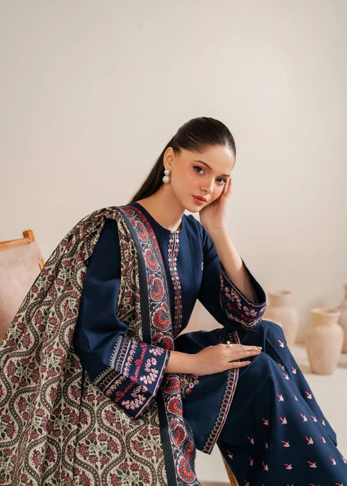 Zara Shahjahan Heavy Emb Luxury Lawn 3PC