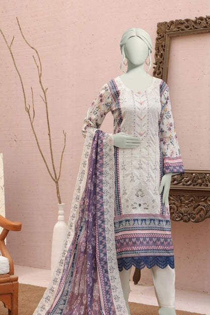Almeerah Emb With Cutwork Dupatta Lawn 3PC