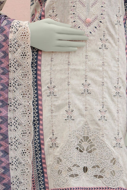 Almeerah Emb With Cutwork Dupatta Lawn 3PC