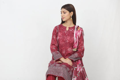 Ronaq By Anaya Noor Embroidered 3PC