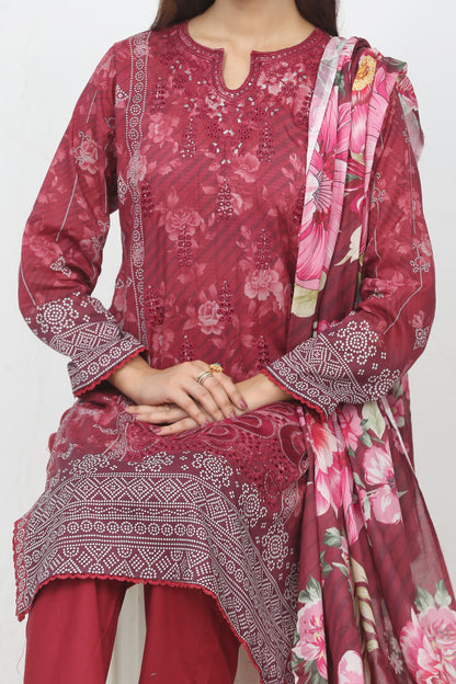 Ronaq By Anaya Noor Embroidered 3PC