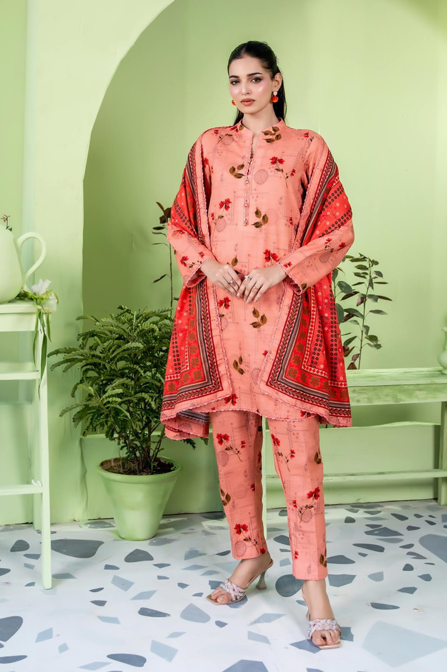 Zesh Coco AirJet Printed Khaddar 3PC