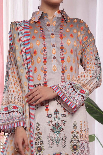 Aanchal Digital Printed Lawn 3PC