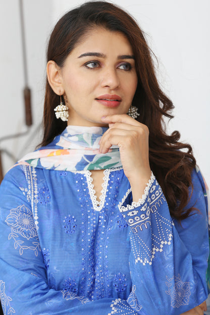 Ronaq By Anaya Noor Embroidered 3PC