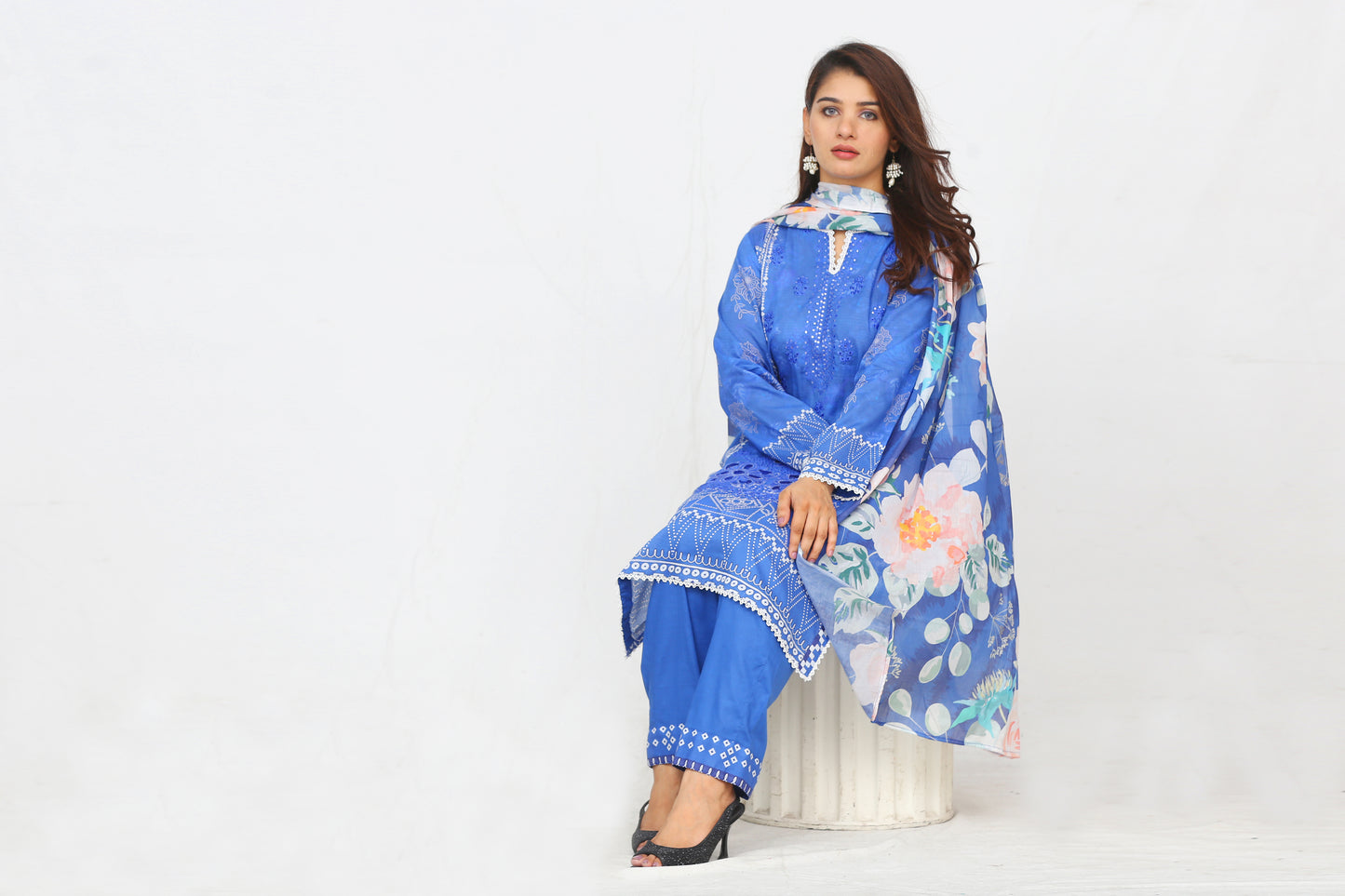 Ronaq By Anaya Noor Embroidered 3PC