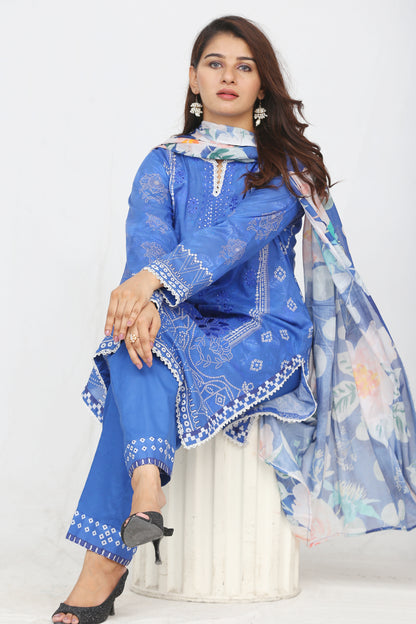 Ronaq By Anaya Noor Embroidered 3PC