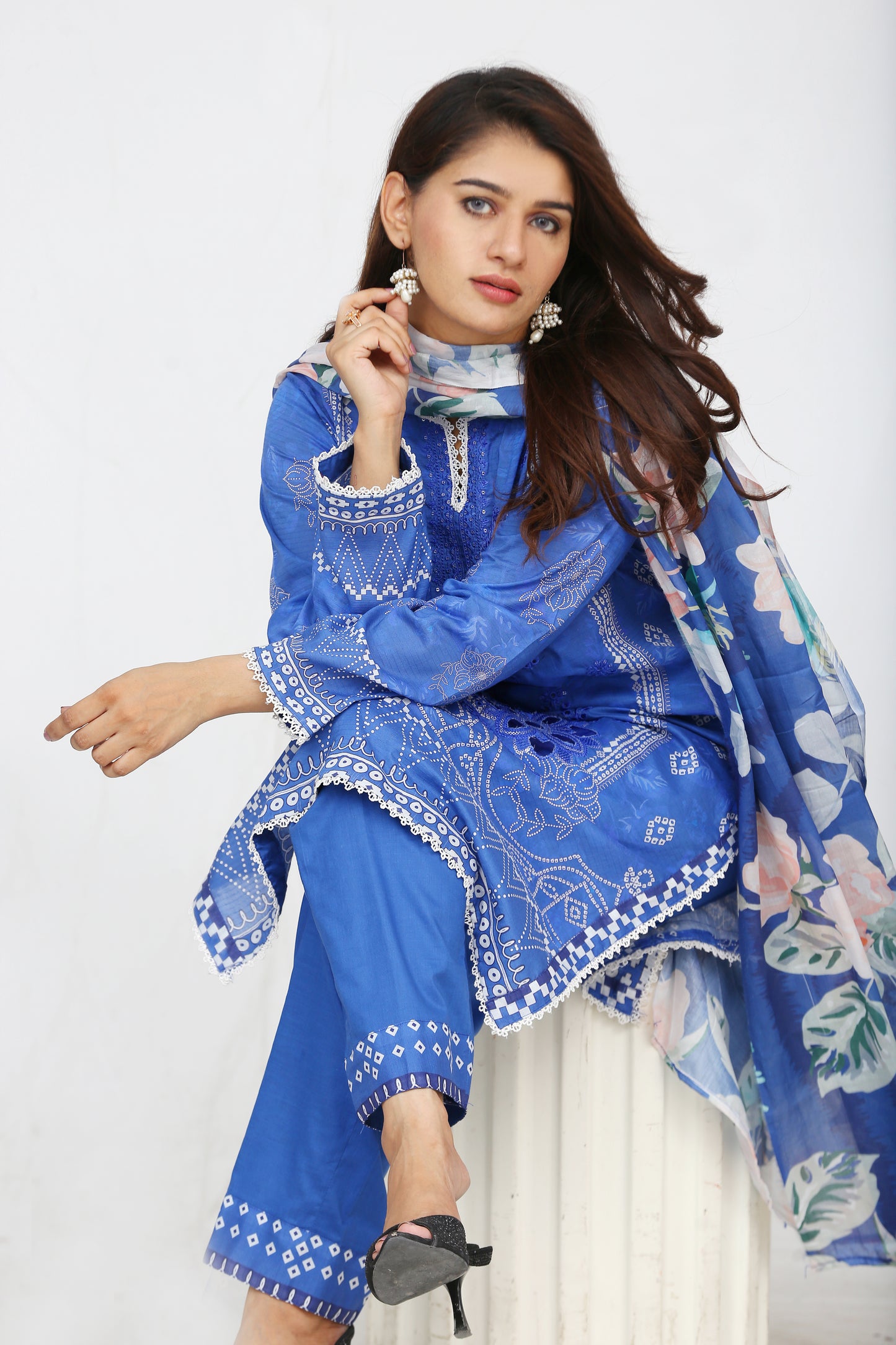Ronaq By Anaya Noor Embroidered 3PC