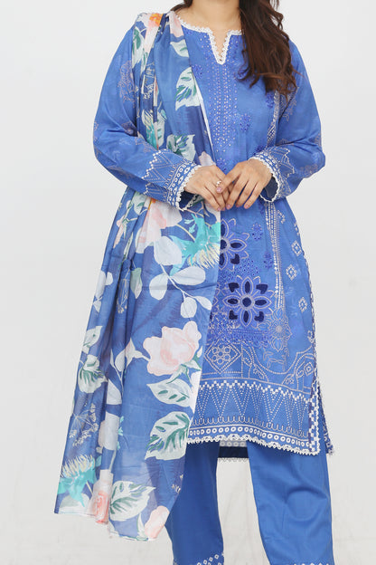 Ronaq By Anaya Noor Embroidered 3PC