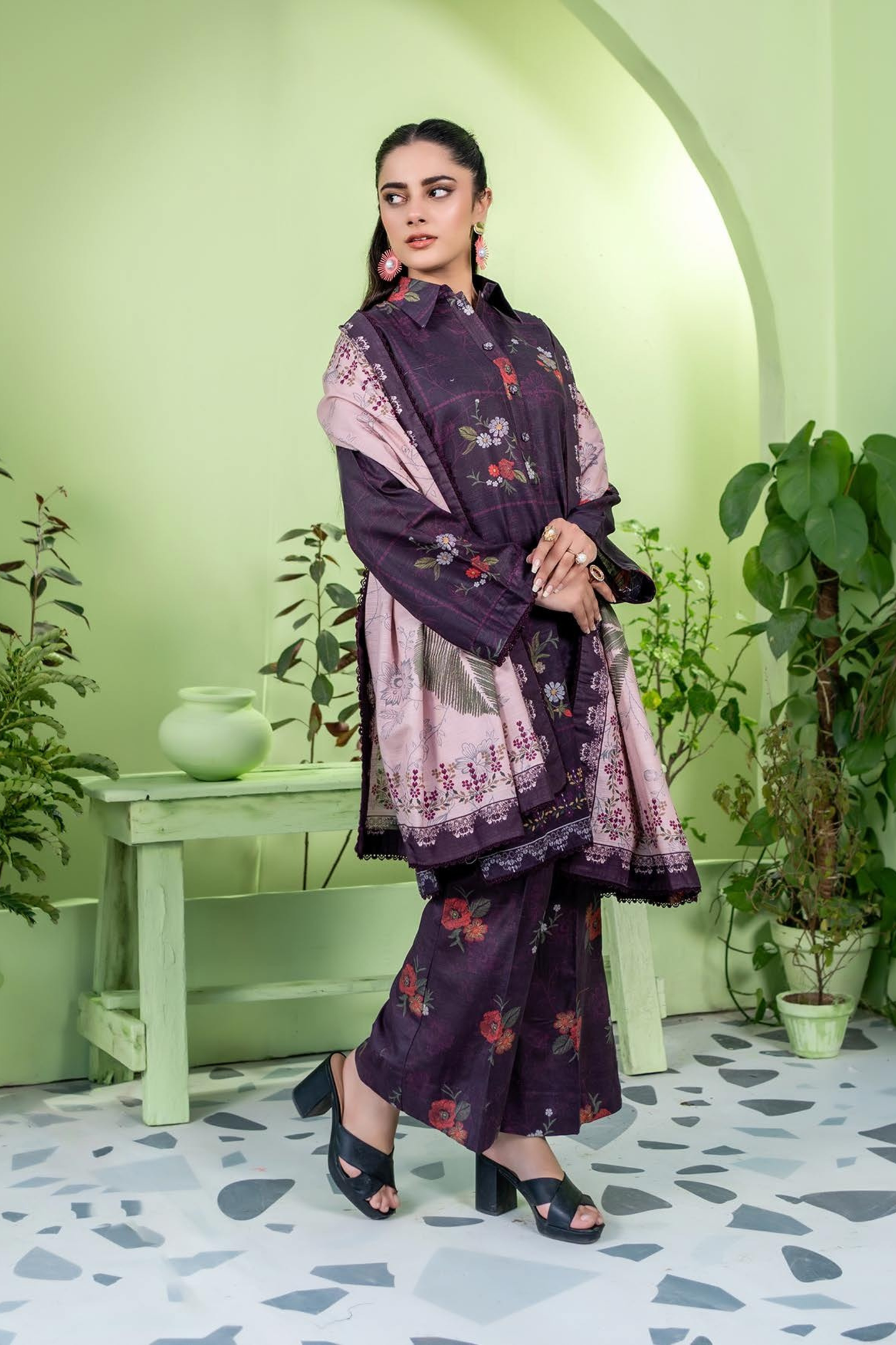 Zesh Coco AirJet Printed Khaddar 3PC