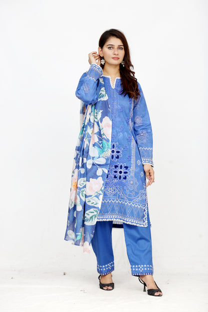 Ronaq By Anaya Noor Embroidered 3PC