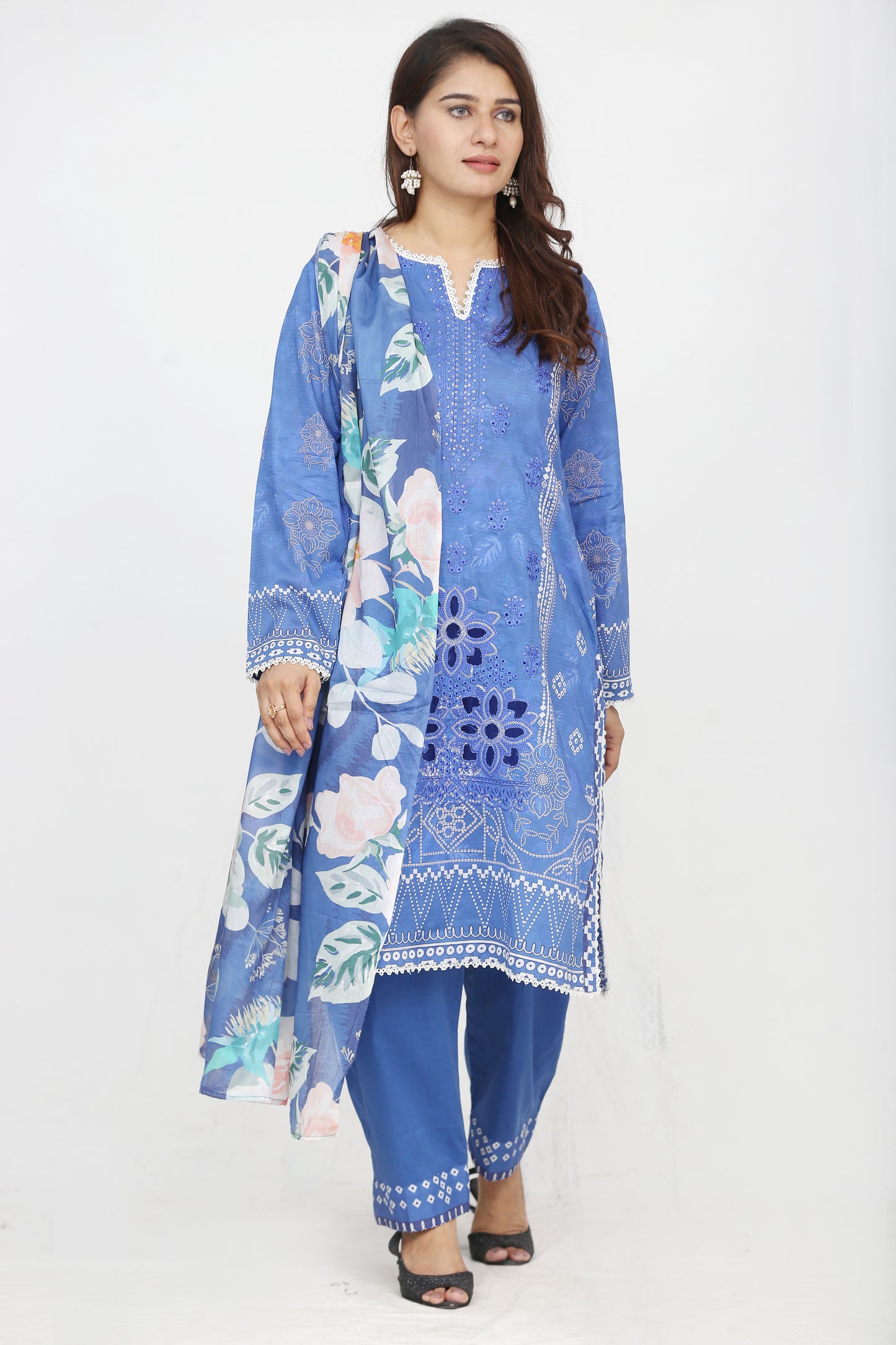 Ronaq By Anaya Noor Embroidered 3PC