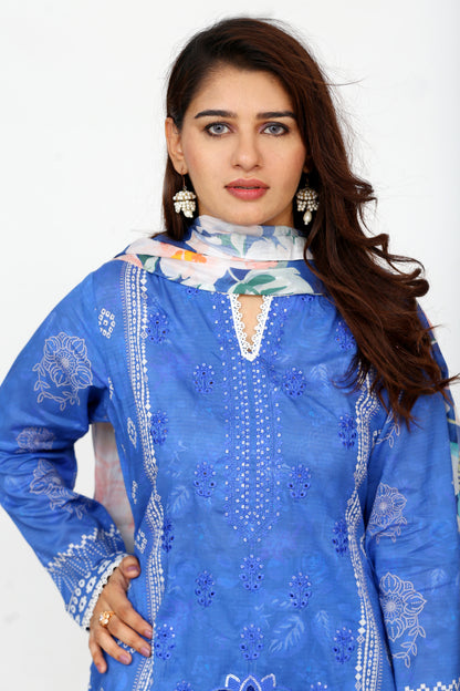 Ronaq By Anaya Noor Embroidered 3PC