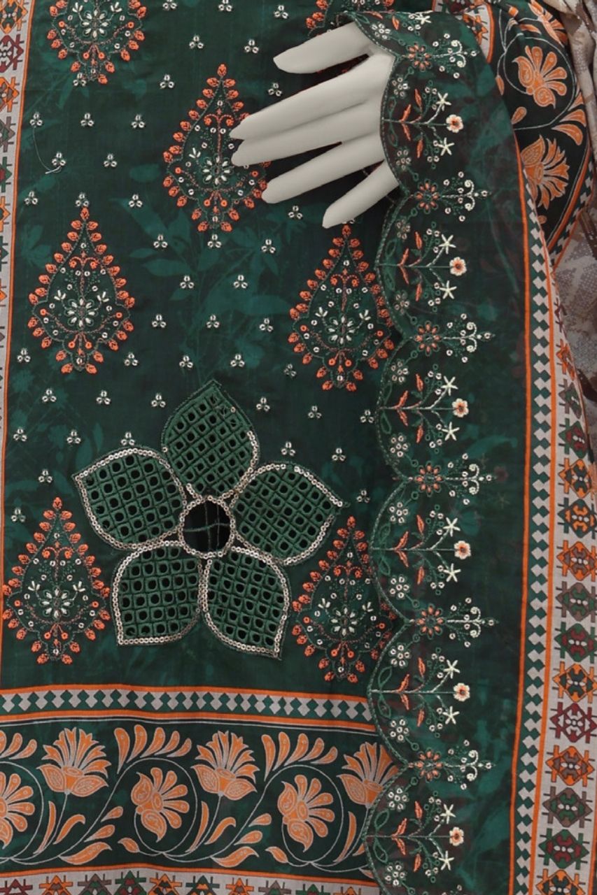 Almeerah Emb With Cutwork Dupatta Lawn 3PC