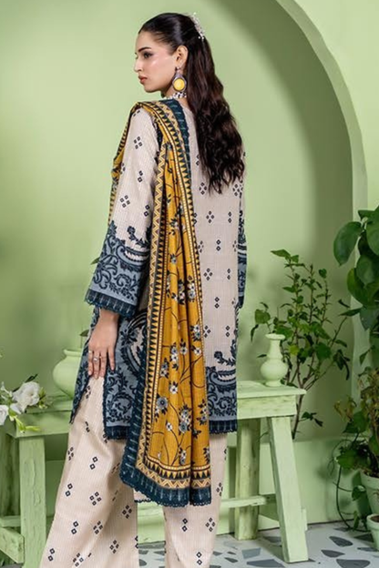 Zesh Coco AirJet Printed Khaddar 3PC