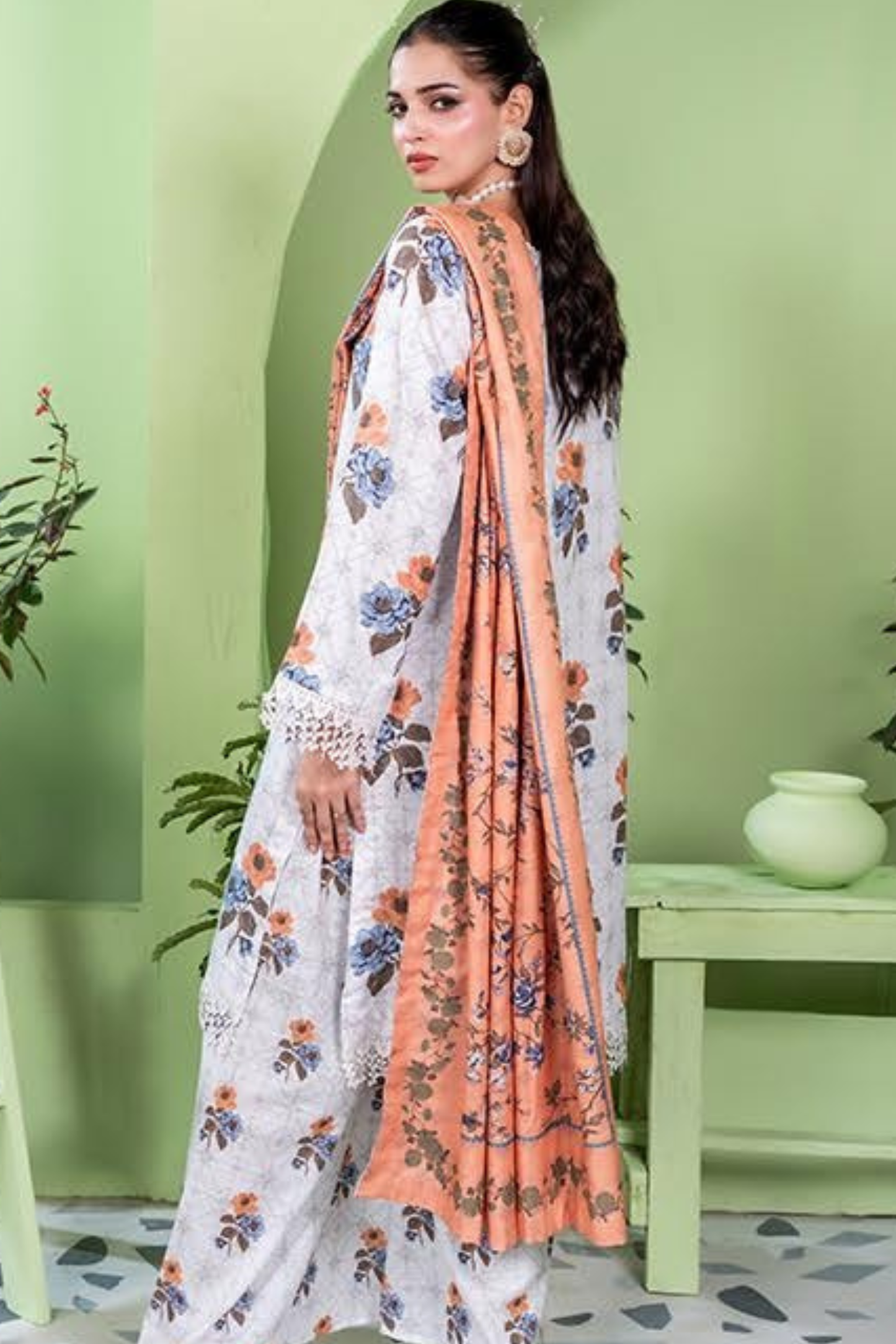 Zesh Coco AirJet Printed Khaddar 3PC
