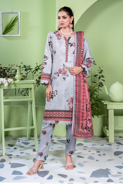 Zesh Coco AirJet Printed Khaddar 3PC