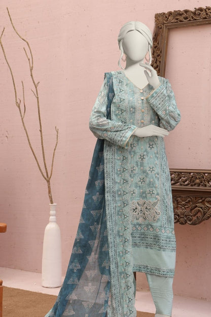 Almeerah Emb With Cutwork Dupatta Lawn 3PC