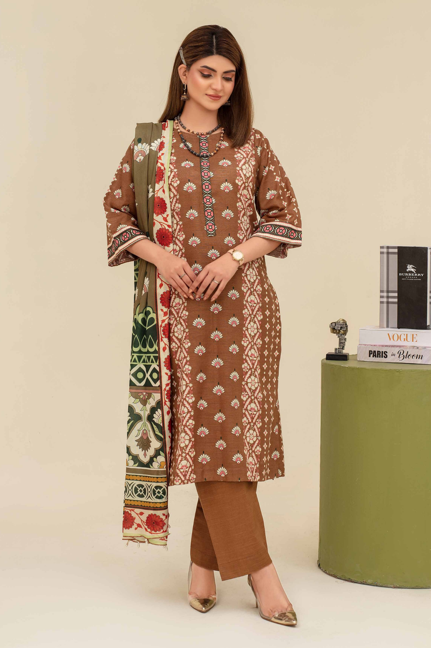 Mehar By Fiza Noor Printed Khaddar 3PC