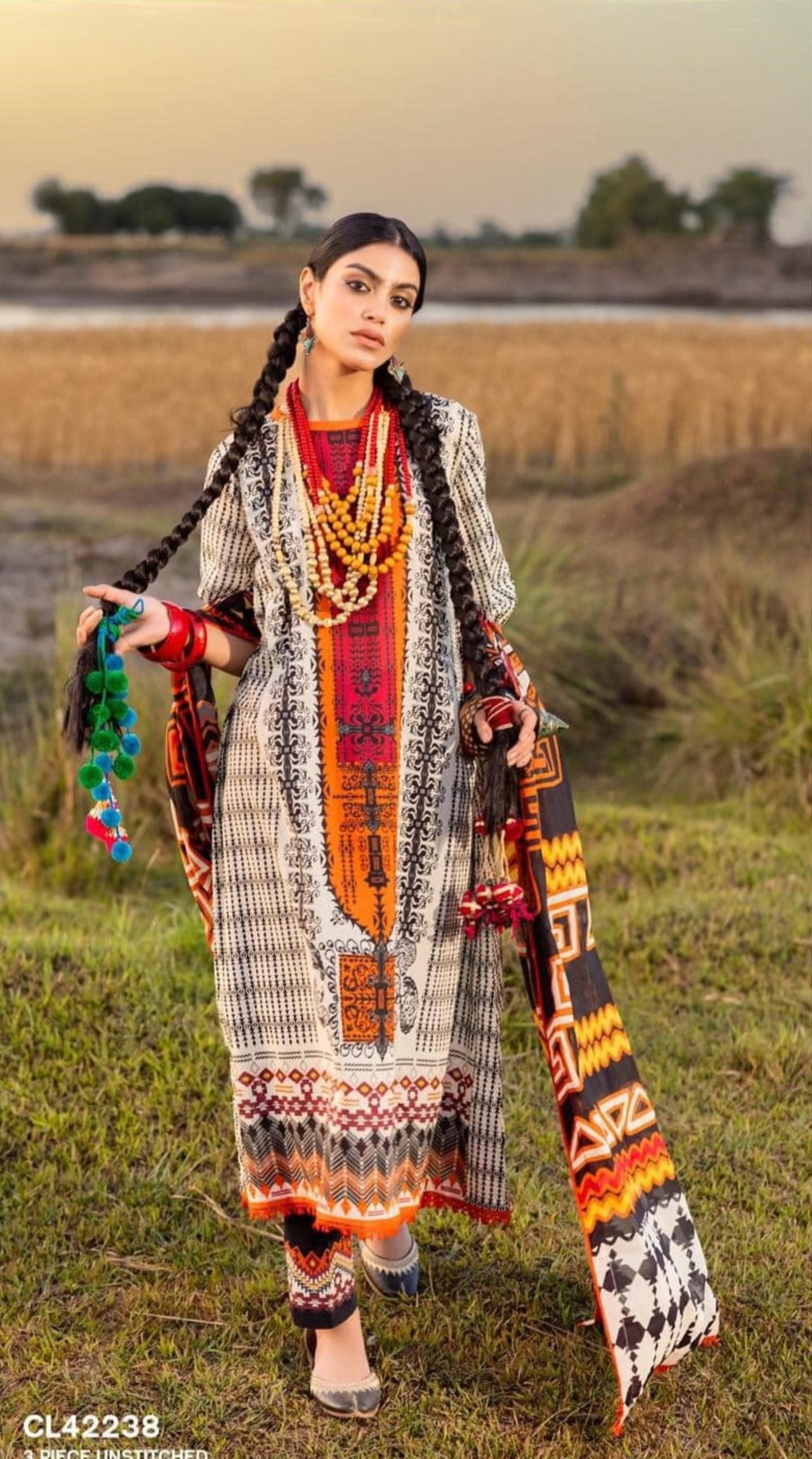 Gul Ahmed Digital Printed Khaddar 3PC