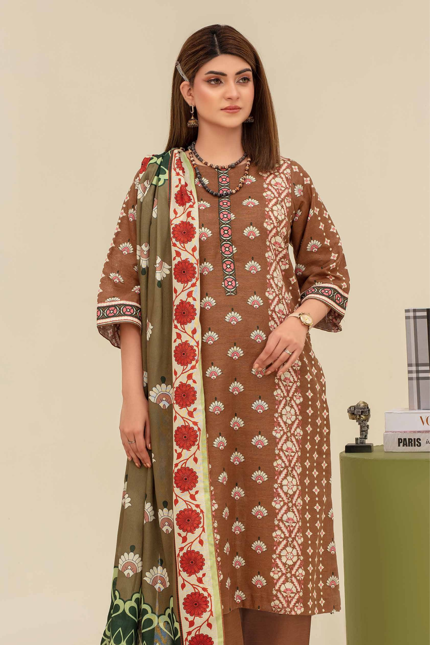Mehar By Fiza Noor Printed Khaddar 3PC