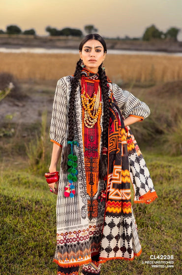 Gul Ahmed Digital Printed Khaddar 3PC