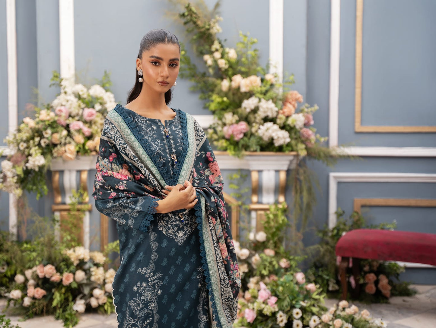 Mausummery Digital Printed Linen 3PC
