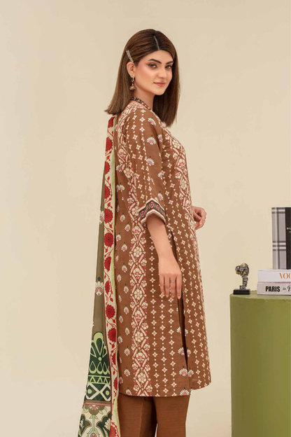 Mehar By Fiza Noor Printed Khaddar 3PC