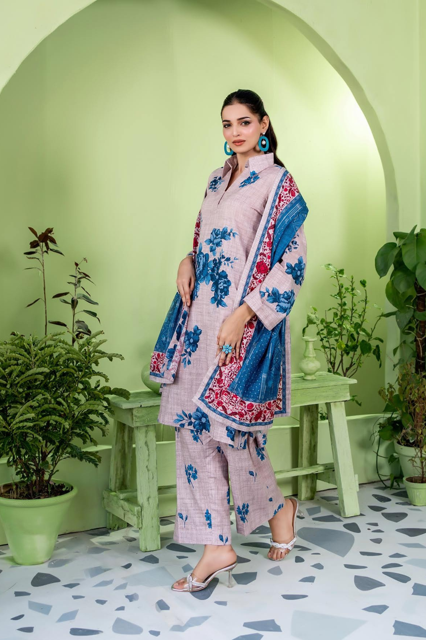 Zesh Coco AirJet Printed Khaddar 3PC