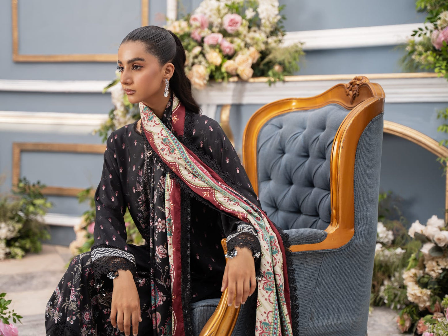 Mausummery Digital Printed Linen 3PC
