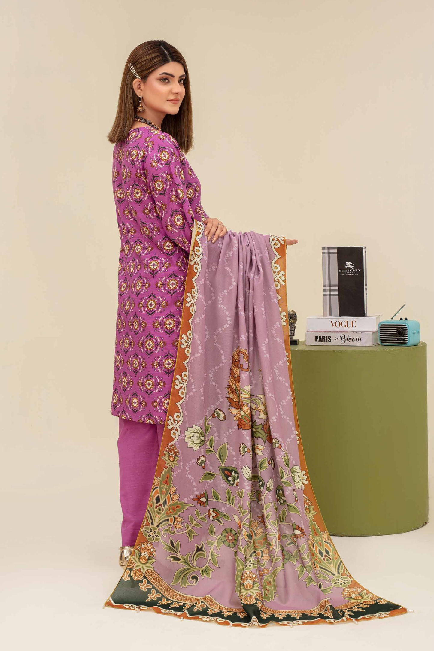 Mehar By Fiza Noor Printed Khaddar 3PC